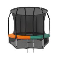 Батут с защитной сеткой Eclipse Space Twin Green/Orange 14FT